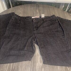 Merona Womens Size 18 Bootcut Stretch Black‎